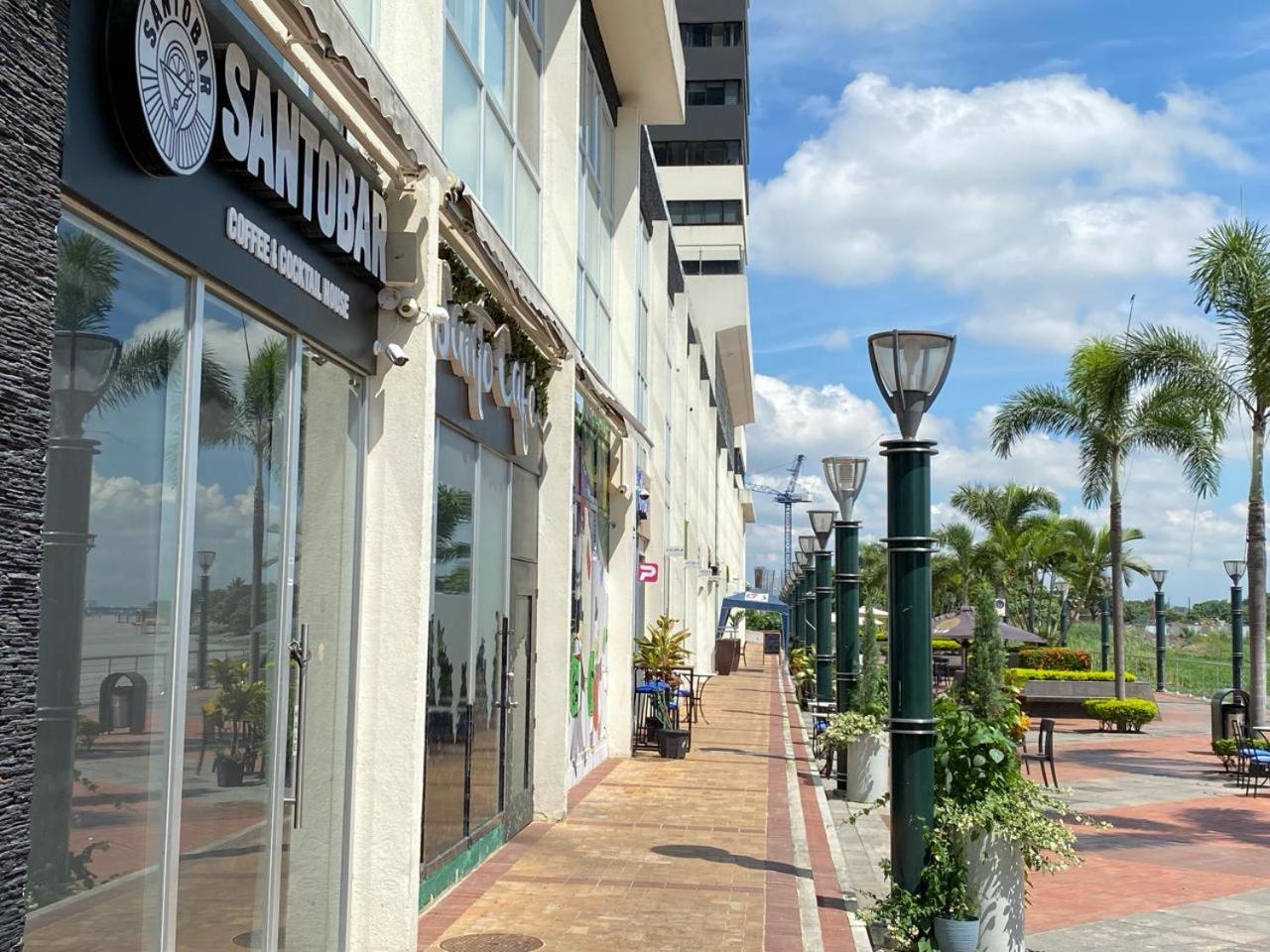 Puerto Santa Ana, Torres Bellini, 2 Dormitorios, Parqueo Guayaquil Exterior foto